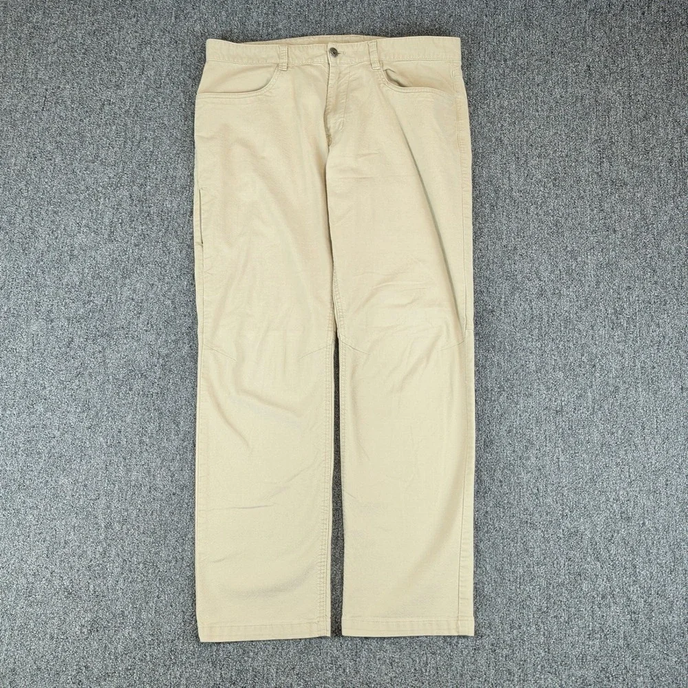 The North Face Motion Pants Size 36 Mens Khaki Tan Outdoor Hiking Stretch Casual